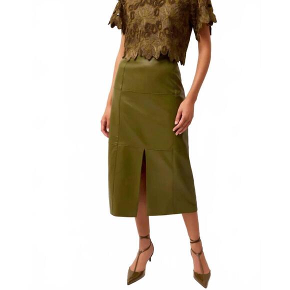 NEW MARIE OLIVER elliott skirt in green